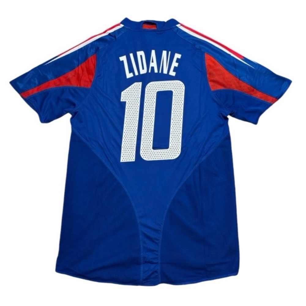 2004/05 retro France home kit. Zinedine Zidane soccer football jersey. NWT
